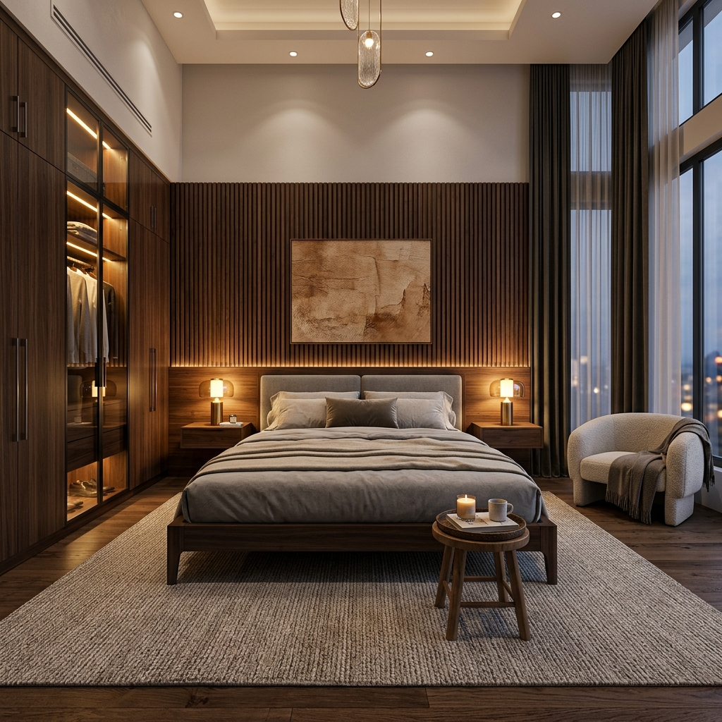 Roy Home Interior Bedroom Design mockup